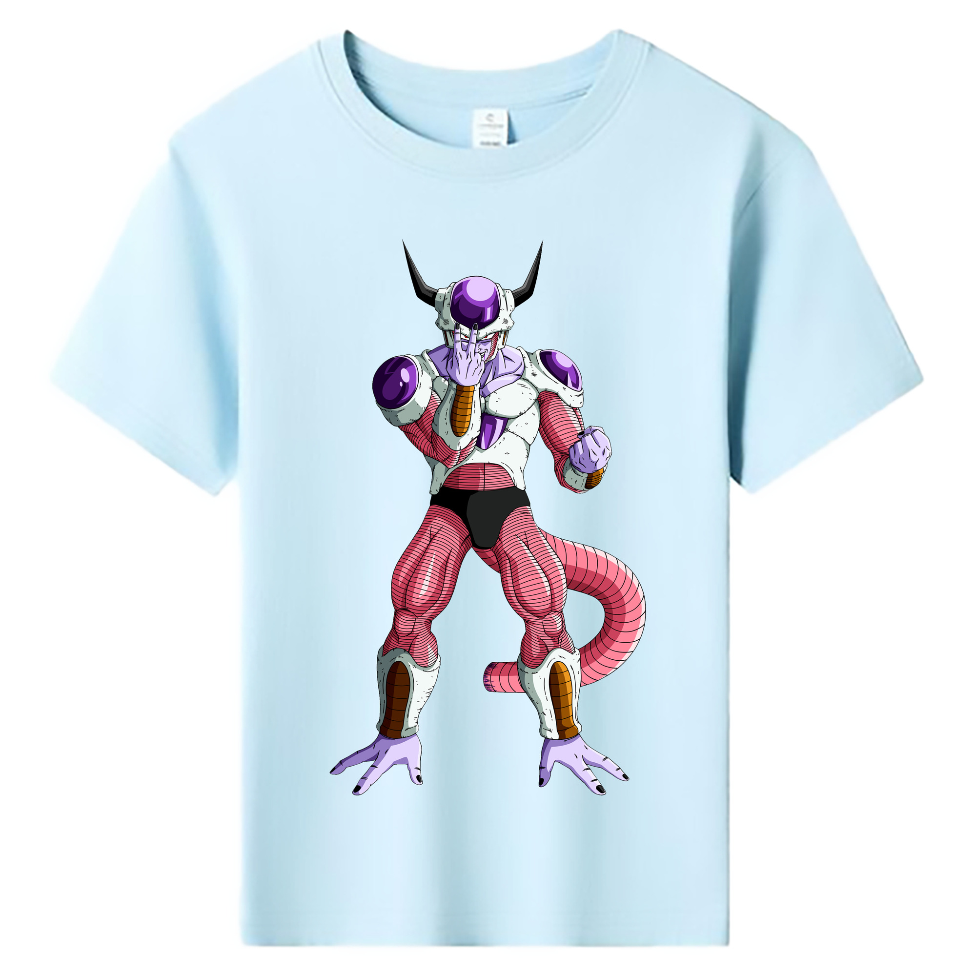 （画像用） ドラゴンボール フリーザ DRAGON BALL Frieza 綿100％キッズTシャツ（フロントプリント）
